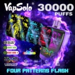 Vapsolo Galaxy 30K 30000 Puff διανομέας E Hookah Ecig Smart Boost Mode Digital Box Vaper Vape Pen