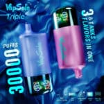 Vapsolo Triple Vapes 30000puffs 3 γεύσεις σε 1 30k Puff διανομείς Vape αναλώσιμα τσιγάρα E χονδρικής Φτηνές τιμές Vape