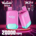 Vapsolo Twins Ψηφιακό κουτί 20K αναλώσιμα ατμοί 20000 Puffs Screen Vape