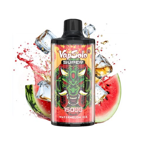 WATERMELON ICE Vapsolo Super 15000 puff 15k