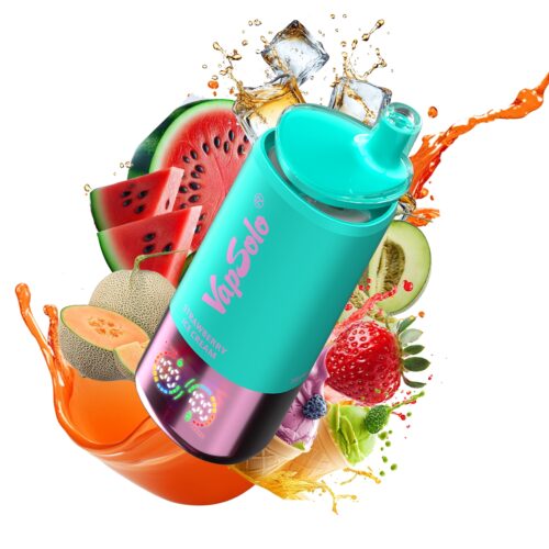 Wassermeloneneis & Erdbeereis & Dreifach-Melone Vapsolo Triple 30000 Puffs 30k 3in1 Flavor