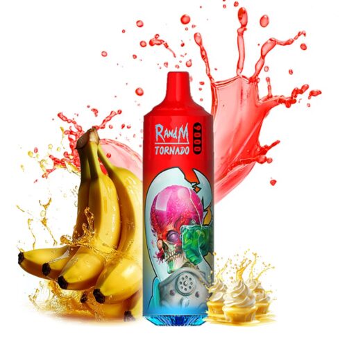 crème pâtissière à la banane randm tornado 9000 paquet de 10