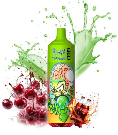 cherry cola randm tornado 9000 opakowanie 10 sztuk