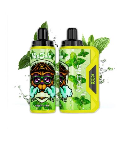 färsk mynta Vapsolo Viking 12000 puffar 12k stor puff