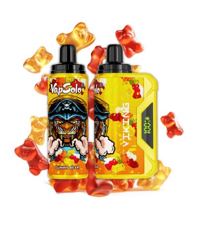 gummibjörn Vapsolo Viking 12000 puffar 12k stor puff