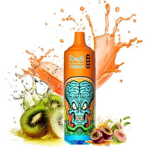 kiwi passion fruit guava randm tornado 9000 pack of 10
