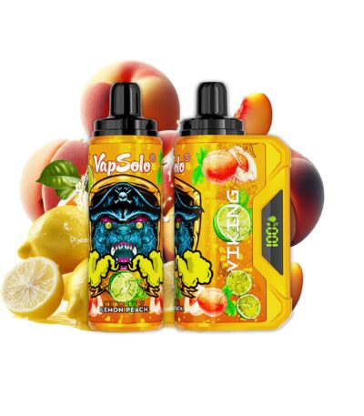 citron persika Vapsolo Viking 12000 puffar 12k stor puff