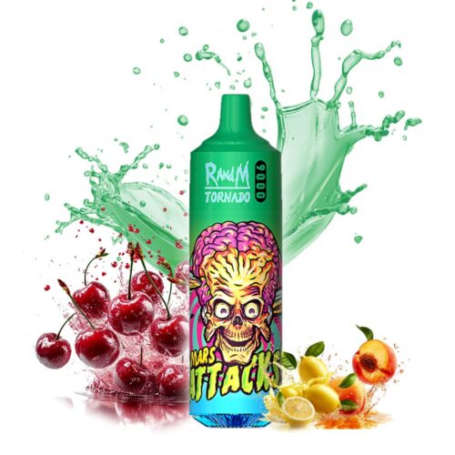 Pfirsich-Kirsch-Limonade randm tornado 9000 10er-Pack