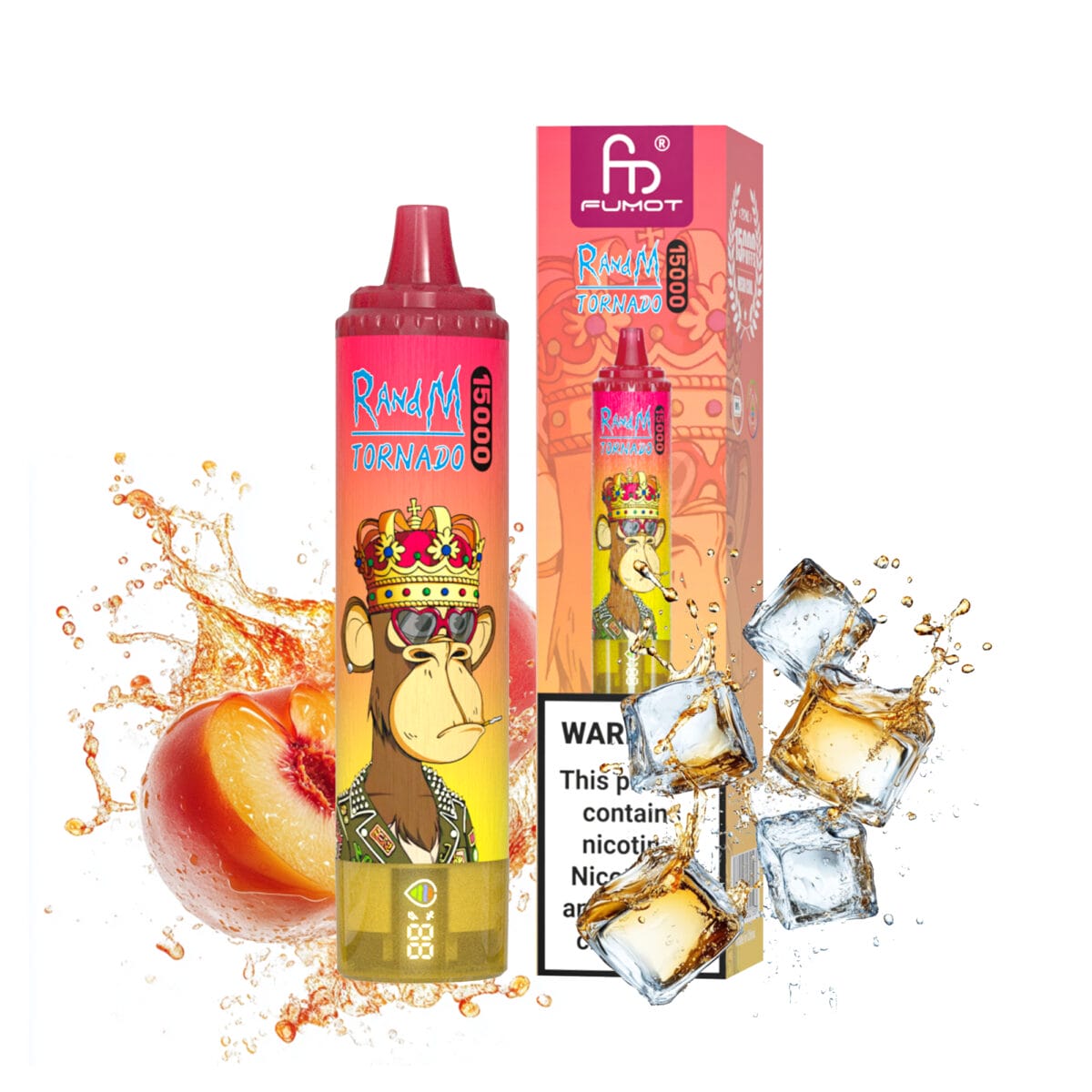 peach ice randm tornado 15000 vapes all'ingrosso