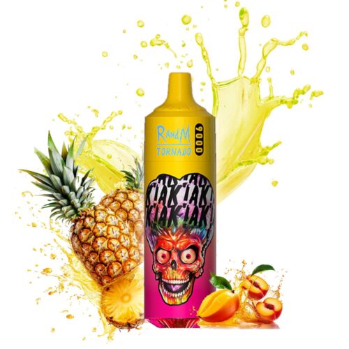 peach mango pineapple randm tornado 9000 pack of 10