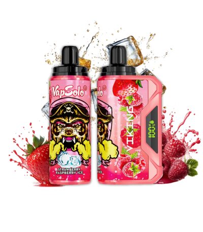fragola lampone ghiaccio Vapsolo Viking 12000 puff 12k big puff