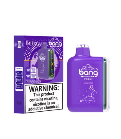 BANG Rocket 18000 puhallusta Grape Ice BANG Pulse 18k vape