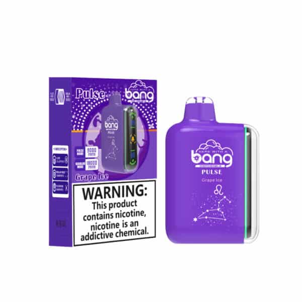 BANG Rocket 18000 puffs Druifijs BANG Pulse 18k vape