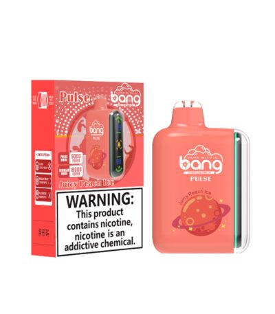 BANG Rocket 18000 puhallusta Juicy Peach Ice BANG Pulse 18k vape BANG Pulse 18k vape