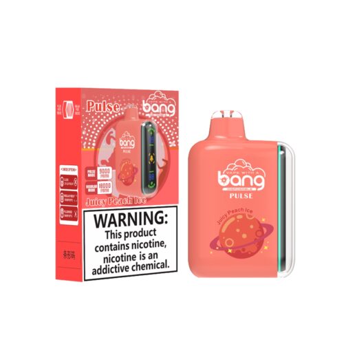 BANG Rocket 18000 puffs Juicy Peach Ice BANG Pulse 18k vape
