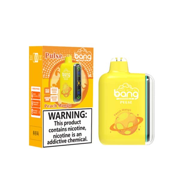 BANG Rocket 18000 puffs Peach Mango BANG Pulse 18k vape