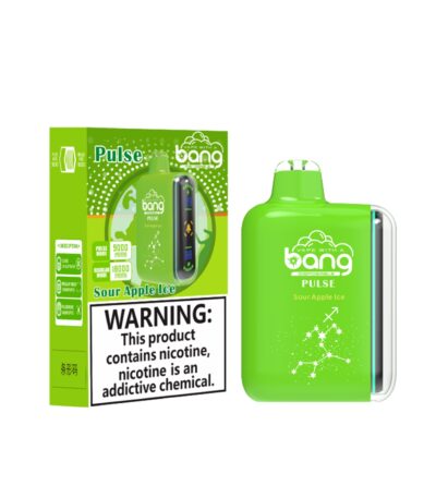 BANG Rocket 18000 puffs Sour Apple Ice BANG Pulse 18k vape