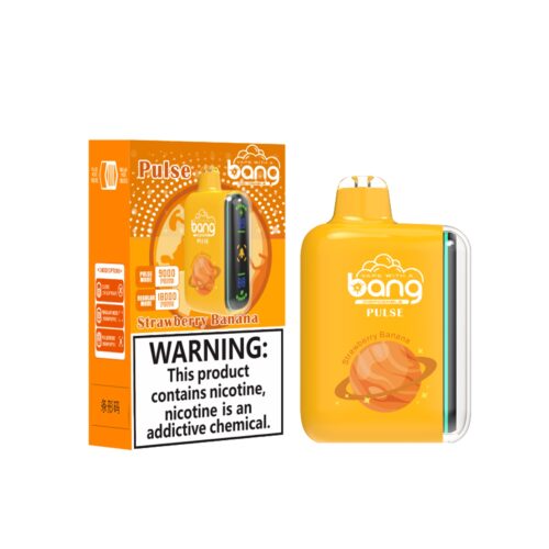 BANG Rocket 18000 puffs Strawberry Banana BANG Pulse 18k vape