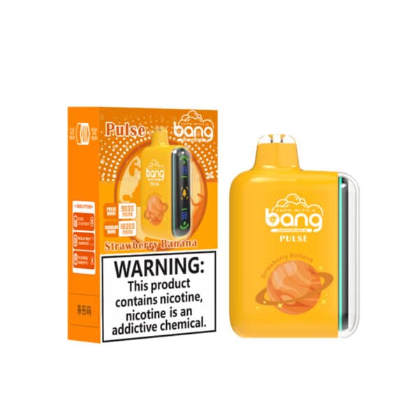 BANG Rocket 18000 puffs Aardbei Banaan BANG Pulse 18k vape