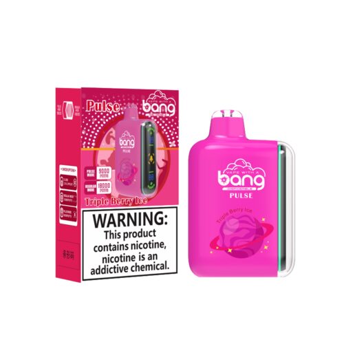 BANG Rocket 18000 pust Triple Berry Ice BANG Pulse 18k vape