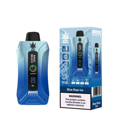 Bang Beach 20000 puff Blue Razz Ice