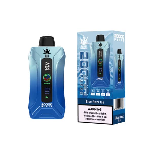 Bang Beach 20000 puff Blue Razz Ice