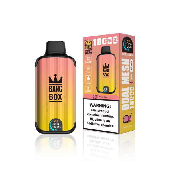 Bang Box 18000 Puffs Vapes Peach Juice