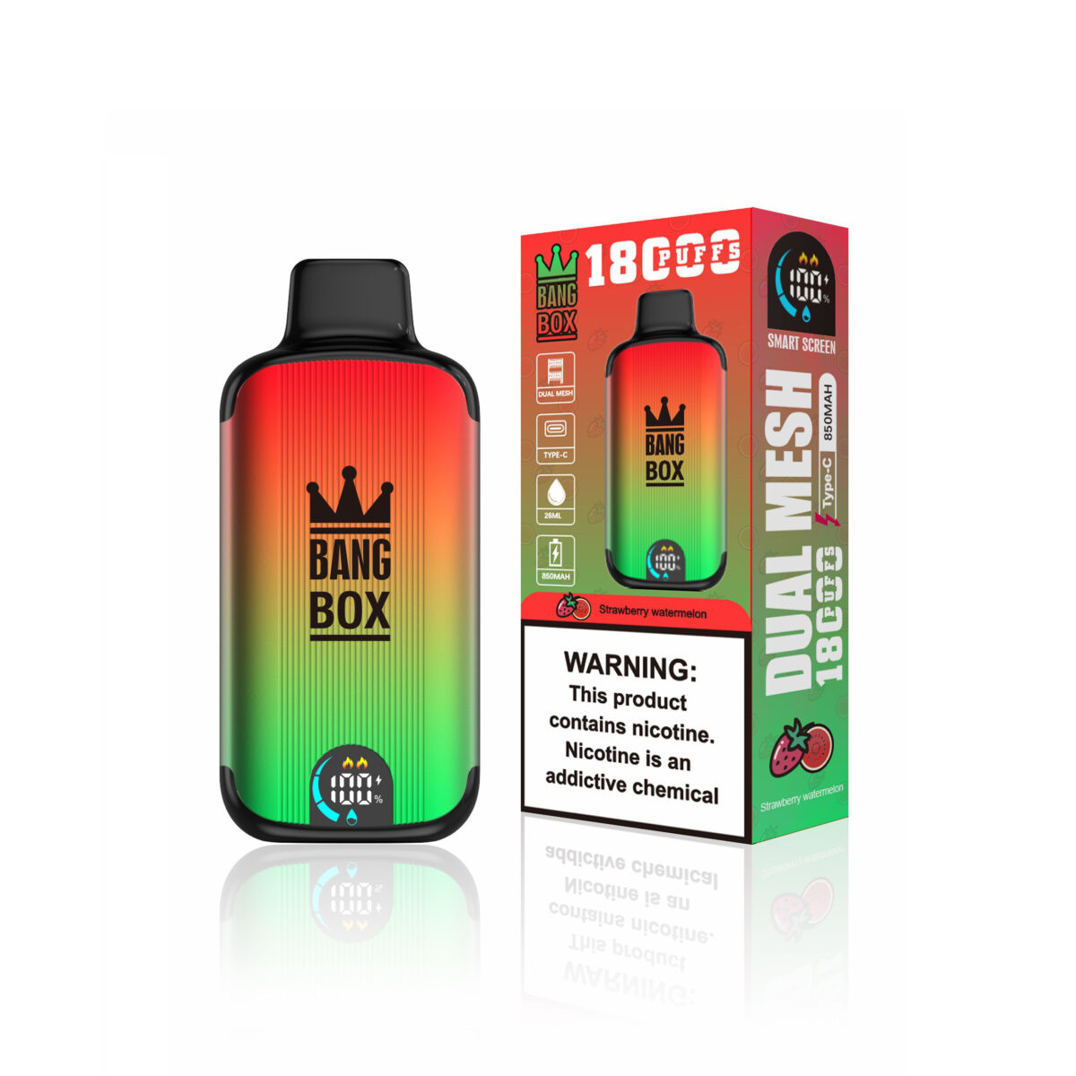 Bang Box 18000 Puffs Vapes Strawberry Watermelon