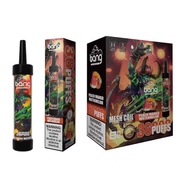 Bang Vape 36000 boccate Pesca Mango Anguria