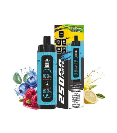 Blue Raspberry Lemonda bang king E shisha 25000