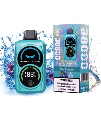 Blue razz ice Bang Beach 38000 puff
