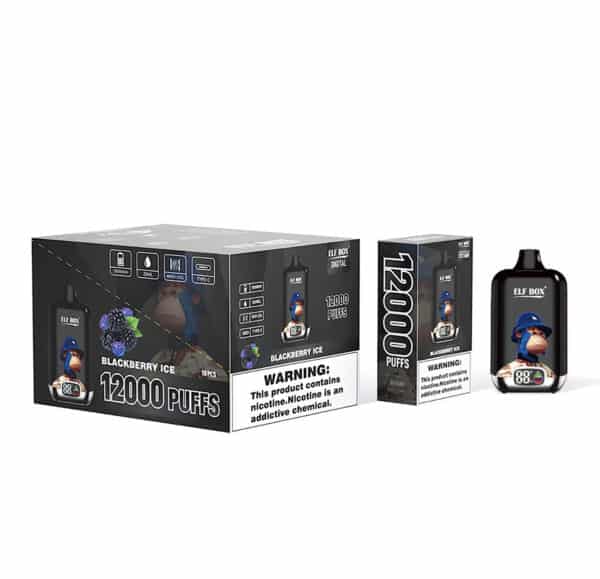 Elf Box Digital 12000 puff 12k Blackberry Ice (karhunvatukka)