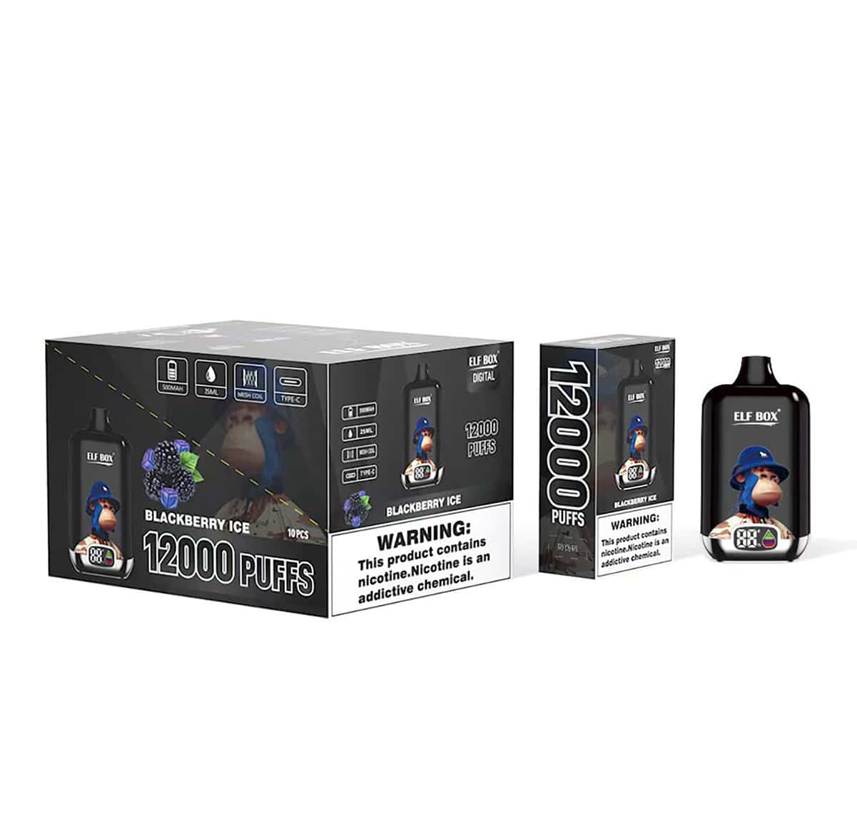elfbar nachfüll pod läuft aus Blackberry Ice Salt by Gcore E-Liquid 30ml-Airdrie Vape SuperStore main image 0