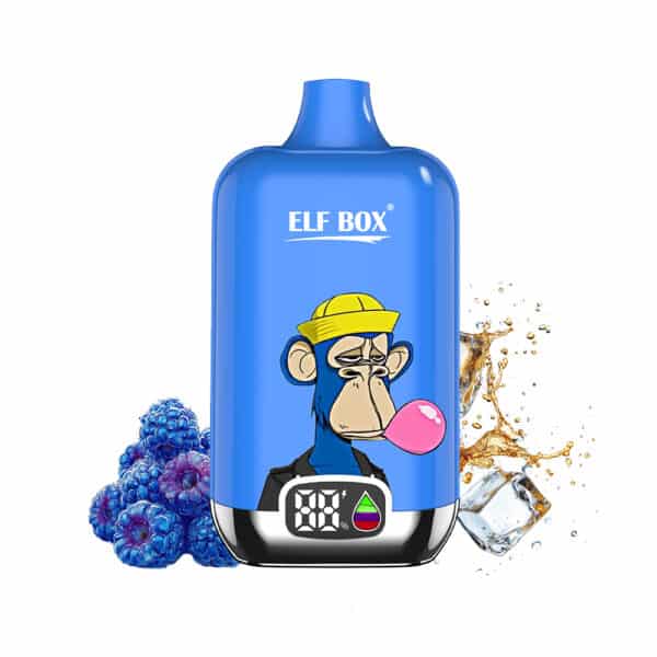 Elf Box Digital 12000 puff 12k Blue Razz ice