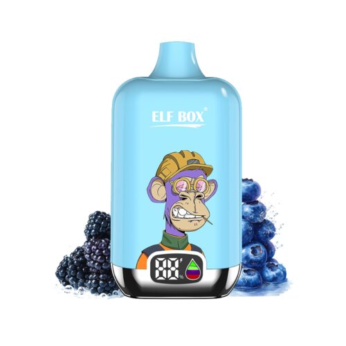 Elf Box Digital 12000 puff 12k Blueberry Sour Raspberry