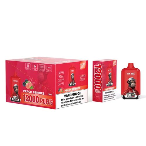 Elf Box Digital 12000 puff 12k Bacche di pesca