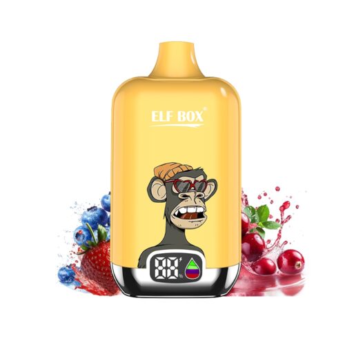 Elf Box Digital 12000 puff 12k Strawberry Blast