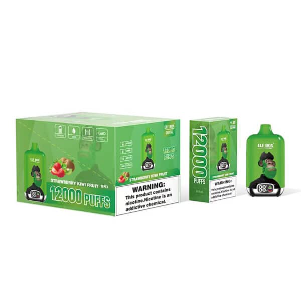 Elf Box Digital 12000 puff 12k Mansikka Kiivi Hedelmät