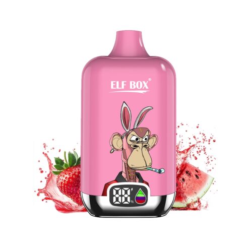 Elf Box Digital 12000 puff 12k Jordgubb Vattenmelon