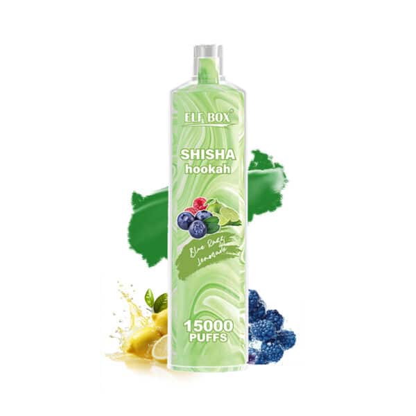 Elf Box shisha vesipiippu 15000 puhallusta Blue Razz Lemonade