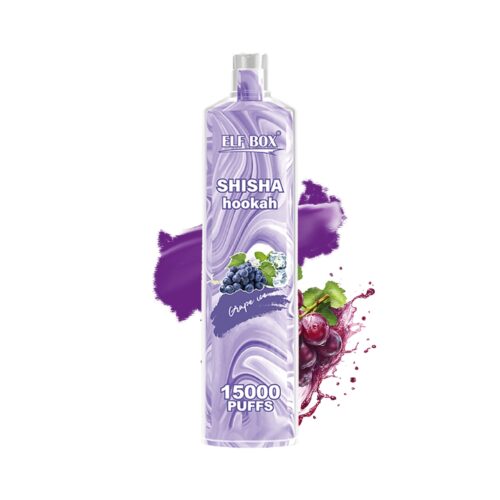 Elf Box shisha ναργιλέ 15000 puffs Grape ice