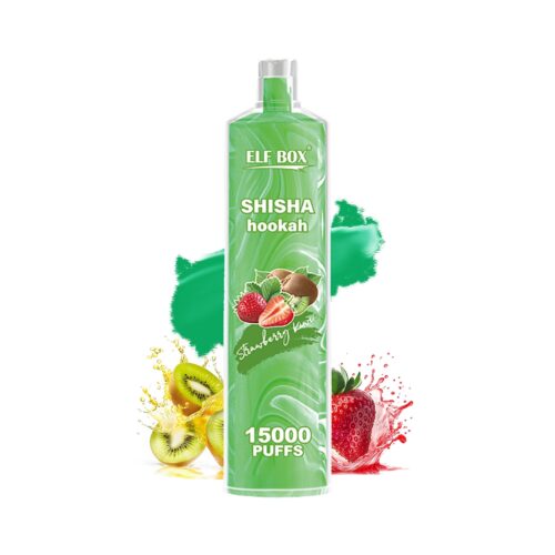 Elf Box shisha vattenpipa 15000 puffar Jordgubb Kiwi