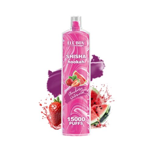 Elf Box shisha vattenpipa 15000 puffar Jordgubb Vattenmelon