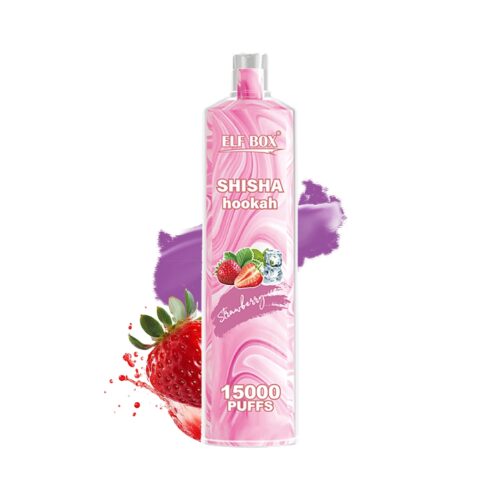 Elf Box shisha vattenpipa 15000 puffar Strawberry ice