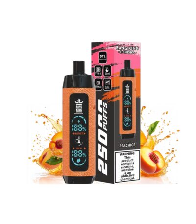 Peach Ice bang king E shisha 25000