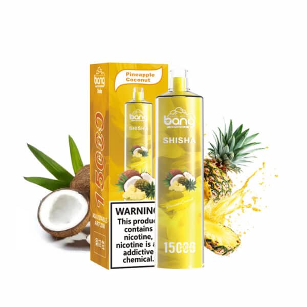 Ananas Kokosnoot Bang shisha 15000 15k