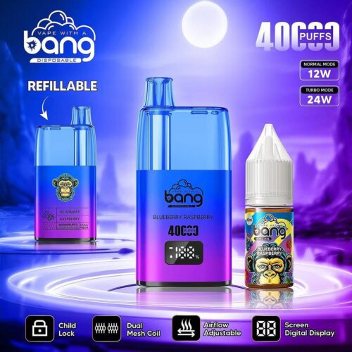 Stars Vape Bang 40000 Puffs Επαναγεμιζόμενο βατόμουρο βατόμουρο