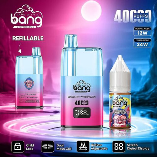 Stars Vape Bang 40000 Puffs Refillable Blueberry Watermelon