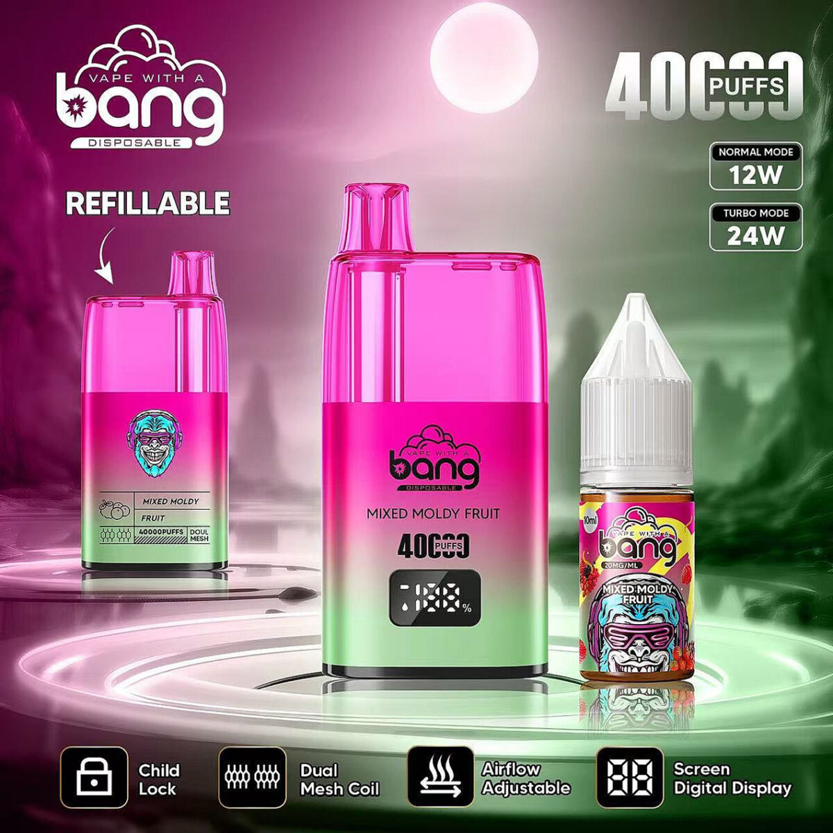 Stars Vape Bang 40000 Puffs Refillable Mixed Moldy Fruit