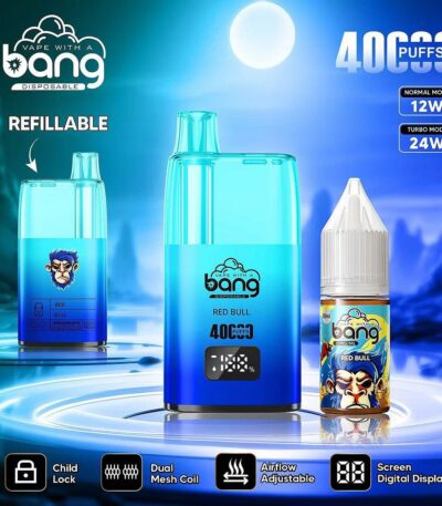 Stars Vape Bang 40000 Puffs Refillable Red Bull